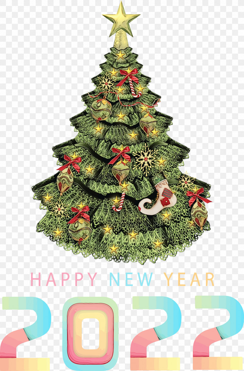 New Year Tree, PNG, 1975x2999px, Watercolor, Bauble, Christmas Day, Christmas Decoration, Christmas Lights Download Free