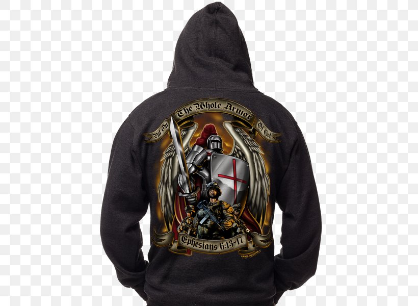 T-shirt Armor Of God Hoodie Clothing Military, PNG, 500x600px, Tshirt, Armor Of God, Bluza, Clothing, Collar Download Free