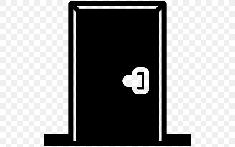 Door Building, PNG, 512x512px, Door, Area, Black, Black And White, Brand Download Free