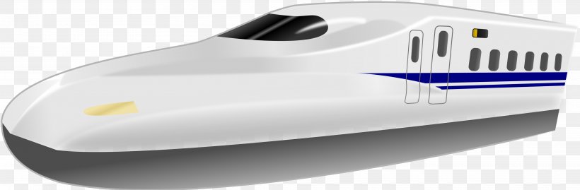 Rail Transport Train Shinkansen Clip Art, PNG, 3840x1263px, Rail Transport, Boat, Bullet, Cartoon, Electronics Accessory Download Free