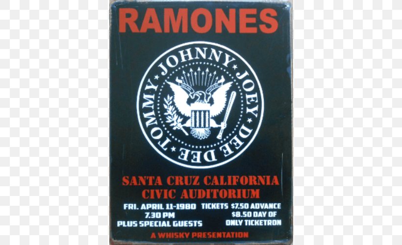 Ramones T-shirt Punk Rock Logo YouTube, PNG, 500x500px, Ramones, Blitzkrieg Bop, Brand, Hoodie, Label Download Free