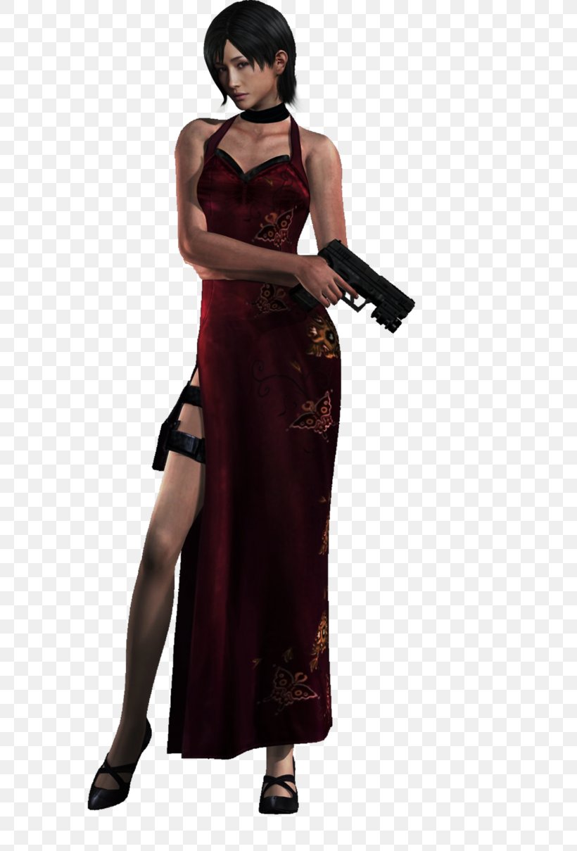 Resident Evil 4 Ada Wong Resident Evil: The Umbrella Chronicles Jill Valentine Resident Evil 6, PNG, 660x1209px, Watercolor, Cartoon, Flower, Frame, Heart Download Free