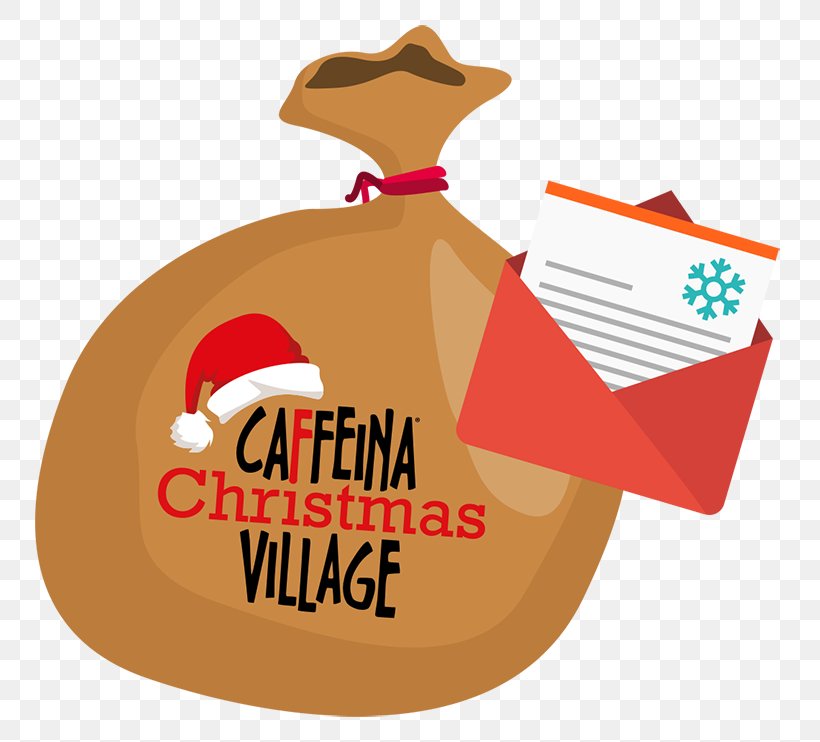 Santa Claus Caffeina Christmas Village Logo, PNG, 800x742px, Santa Claus, Brand, Christmas, Food, Letter Download Free