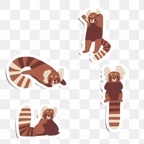 Red Panda - Cartoon Food Mammal Clip Art PNG