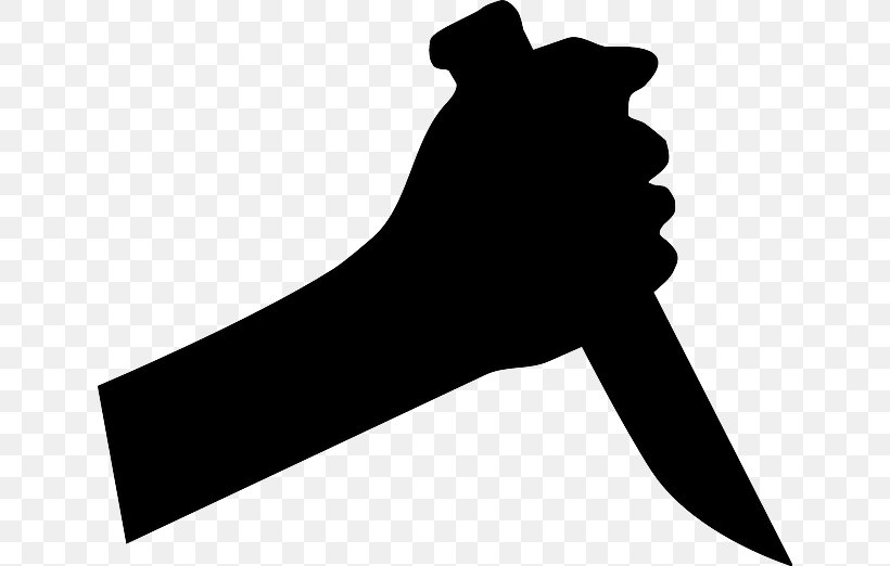 Putty Knife Hand Clip Art, PNG, 640x522px, Knife, Arm, Black, Black And White, Blade Download Free