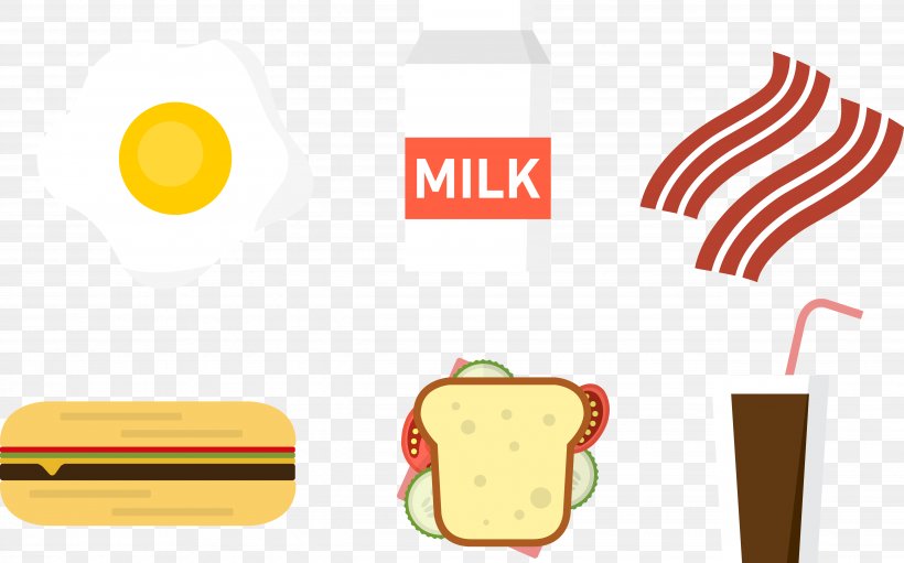 Breakfast Fast Food Milk Clip Art, PNG, 5142x3206px, Breakfast, Brand, Creativity, Designer, Dining Room Download Free