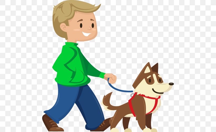 Cartoon Dog, PNG, 500x500px, Dog Walking, Animal, Animal Figure, Animation, Cartoon Download Free