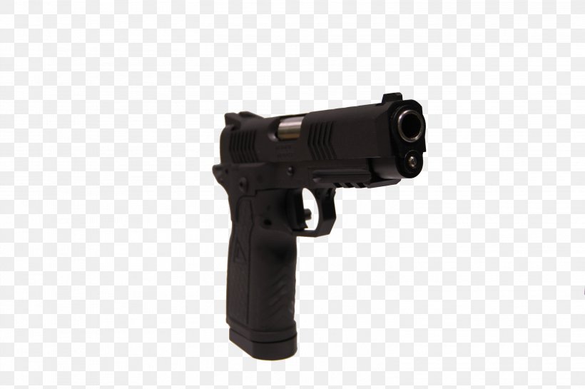 Trigger Firearm Revolver Pistol Detonics, PNG, 3008x2000px, Watercolor, Cartoon, Flower, Frame, Heart Download Free
