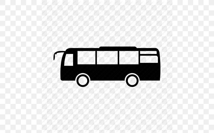 Bus Coach Clip Art, PNG, 512x512px, Bus, Automotive Design, Black, Black And White, Brand Download Free