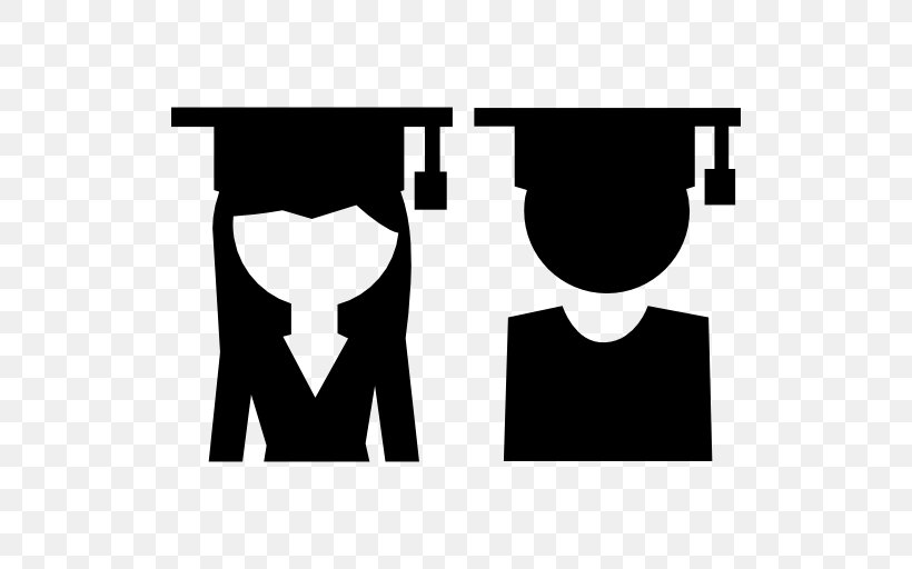 Graduation Ceremony Graduate University Education Student Clip Art, PNG, 512x512px, Graduation Ceremony, Academic Degree, Black, Black And White, Brand Download Free