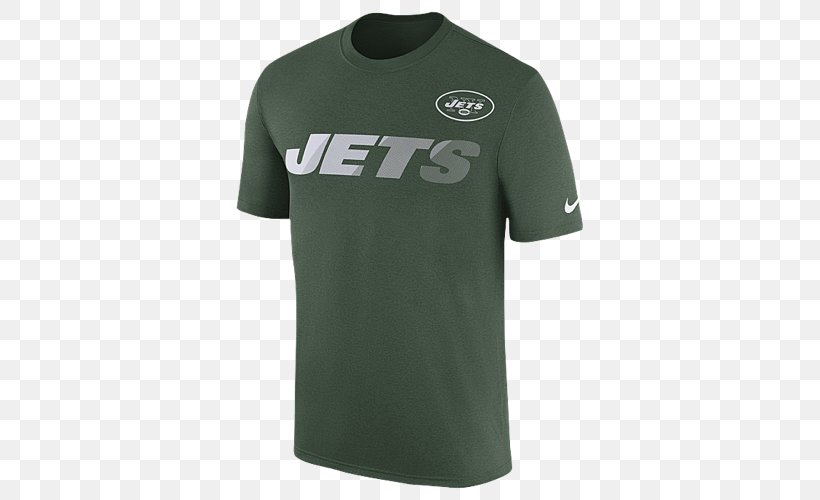 T-shirt Sports Fan Jersey Men's New York Jets Nike Dri-FIT, PNG, 500x500px, Tshirt, Active Shirt, Brand, Cotton, Drifit Download Free