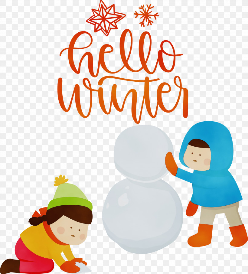 Christmas Day, PNG, 2714x3000px, Hello Winter, Cartoon, Character, Christmas Day, Christmas Ornament Download Free