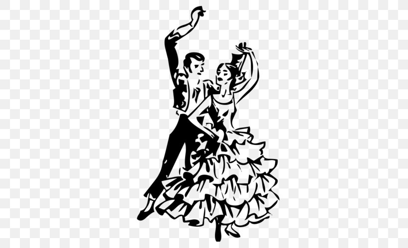 Dance Flamenco Drawing, PNG, 500x500px, Dance, Arm, Art, Artwork, Black Download Free