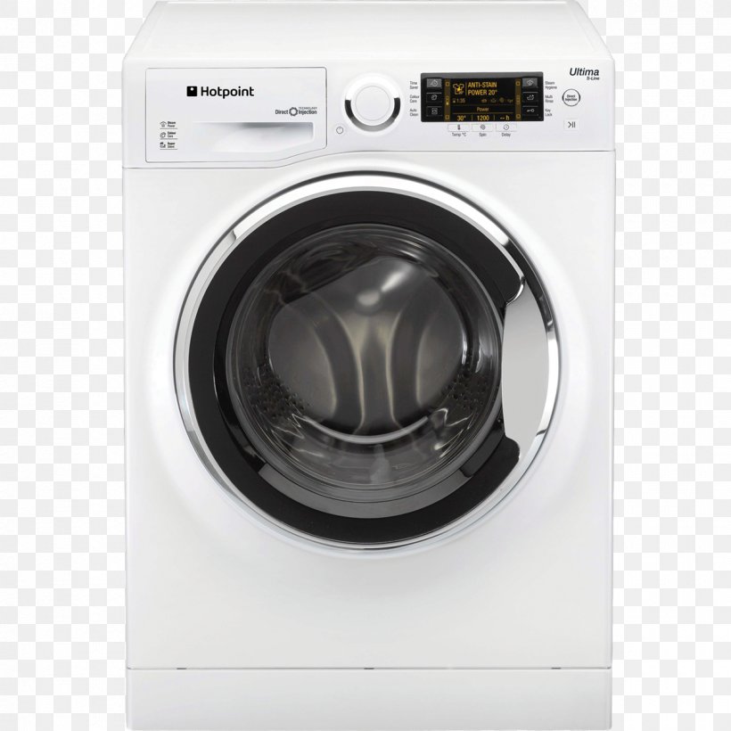 Hotpoint Ultima S-Line RPD 9467 Washing Machines Hotpoint RPD 10kg Ultima S-Line Washing Machine Home Appliance, PNG, 1200x1200px, Hotpoint, Clothes Dryer, Hardware, Home Appliance, Hotpoint Smart Washing Machine Download Free