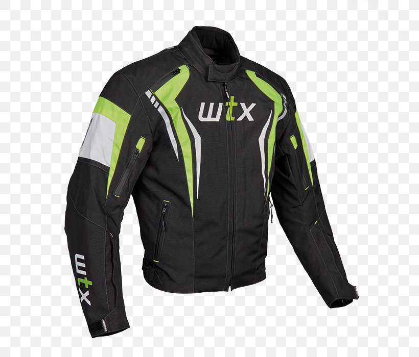 Leather Jacket Motorcycle Accessories Outerwear Sleeve, PNG, 700x700px, Leather Jacket, Black, Brand, Clothing, Green Download Free