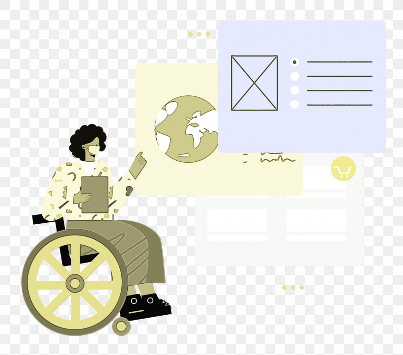 Drawing Visual Arts Cartoon Silhouette Painting, PNG, 2500x2204px, Wheel Chair, Cartoon, Drawing, Line, Logo Download Free