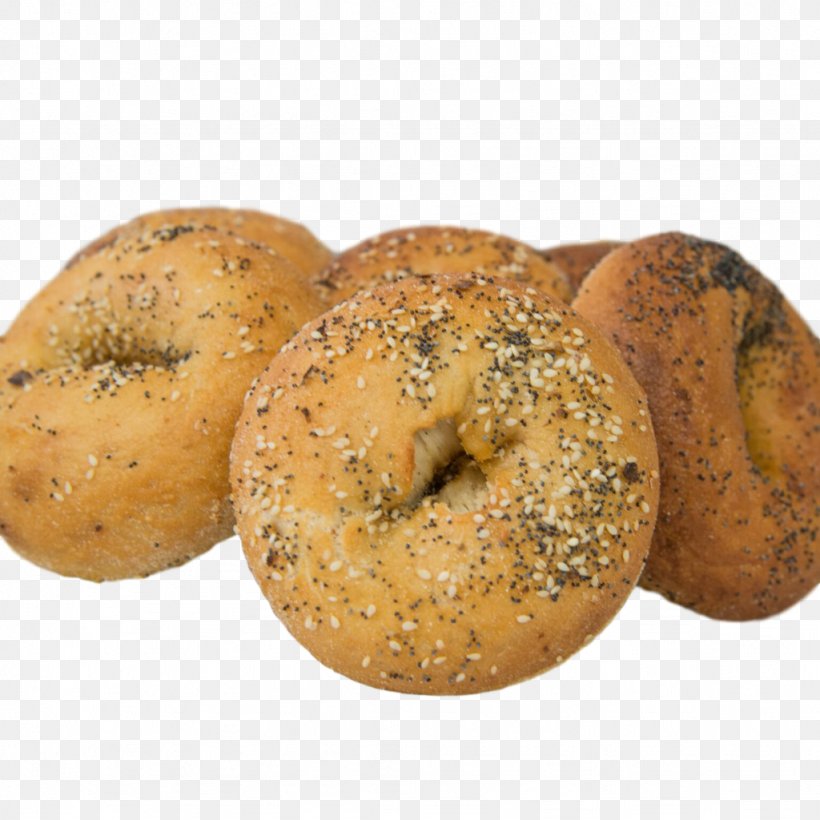 Bagel Bialy Haryana Bread Poppy Seed, PNG, 1024x1024px, Bagel, Baked Goods, Baking, Bialy, Bread Download Free