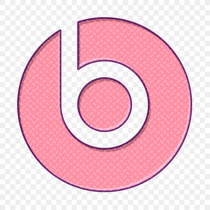Beats Icon, PNG, 1188x1188px, Beats Icon, Material Property, Peach, Pink, Symbol Download Free