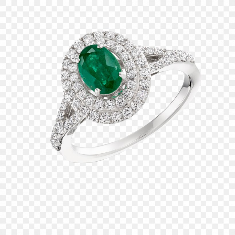 Emerald Engagement Ring Diamond Jewellery, PNG, 1000x1000px, Emerald, Body Jewellery, Body Jewelry, Bracelet, Brilliant Download Free