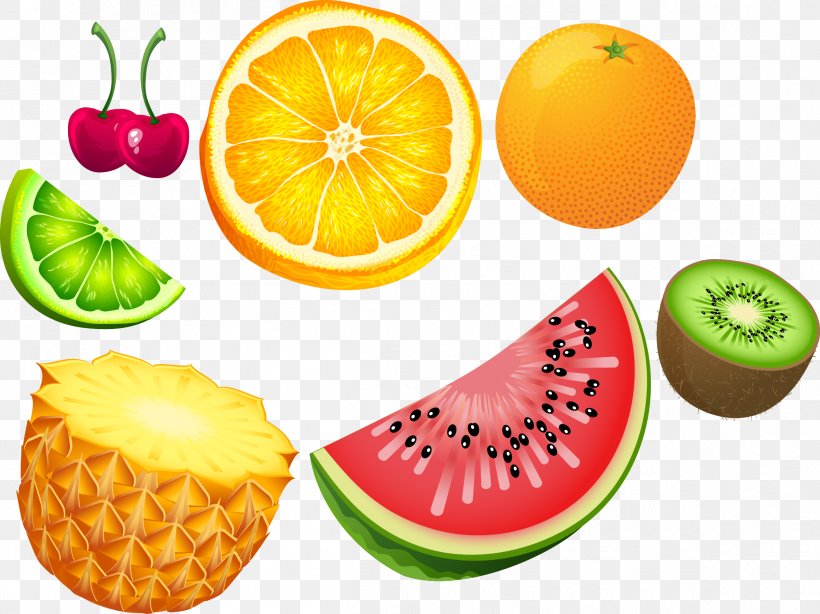 Tropical Fruit Citrus Euclidean Vector, PNG, 2401x1799px, Fruit, Auglis, Citric Acid, Citrus, Diet Food Download Free