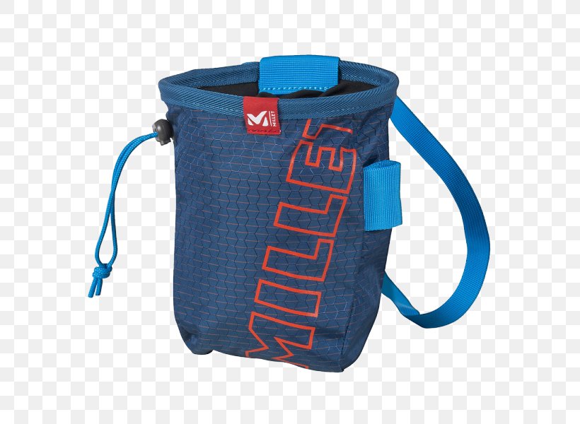 Bag Climbing Millet Bouldering Magnesium Carbonate, PNG, 600x600px, Bag, Blue, Bouldering, Climbing, Clothing Accessories Download Free