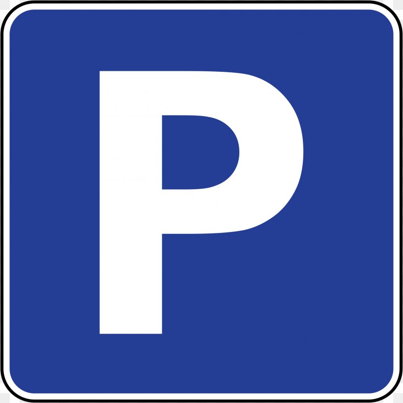 Car Park Parking Traffic Sign Symbol Building, PNG, 2000x2000px, Car Park, Area, Blue, Brand, Building Download Free
