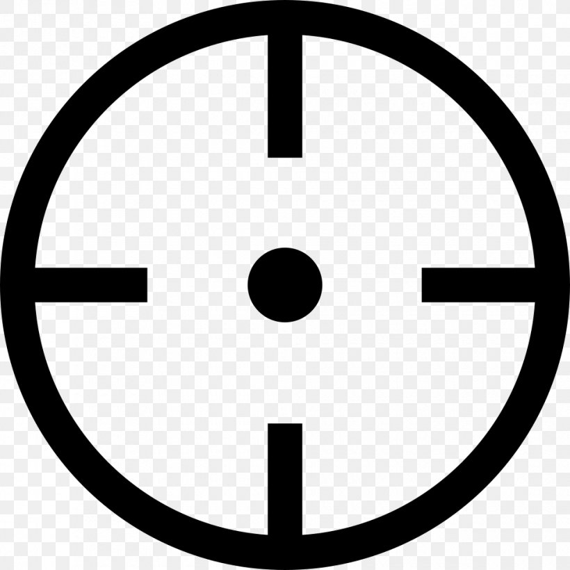 Target Symbol Transparent, PNG, 980x980px, Reticle, Area, Black And White, Brand, Rim Download Free