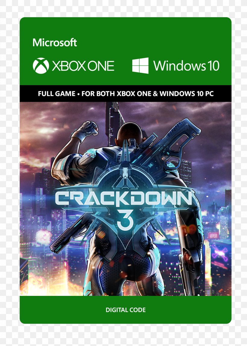 Crackdown 3 Xbox 360 Crackdown 2 Electronic Entertainment Expo Video Game, PNG, 1180x1650px, Crackdown 3, Advertising, Brand, Cooperative Gameplay, Crackdown Download Free