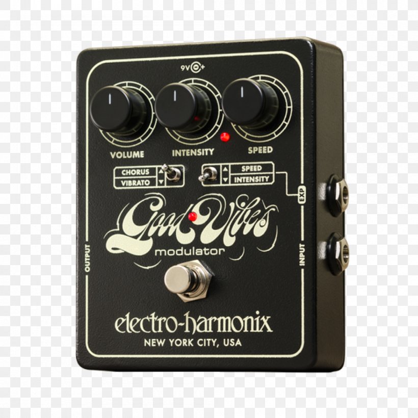 Electro-Harmonix Good Vibes Effects Processors & Pedals Chorus Effect Vibrato, PNG, 1000x1000px, Watercolor, Cartoon, Flower, Frame, Heart Download Free