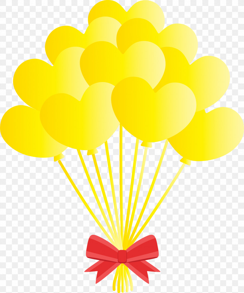 Balloon, PNG, 2501x3000px, Balloon, Yellow Download Free