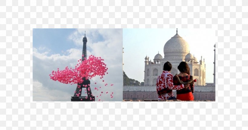 Eiffel Tower Stock Photography Taj Mahal, PNG, 950x500px, Eiffel Tower, Balloon, Photography, Pink, Pink M Download Free