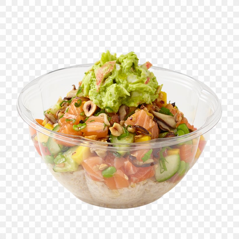 Poke Pizza Salad Dish Take-out, PNG, 1000x1000px, Poke, Asian Cuisine, Asian Food, Bowl, Chef Download Free