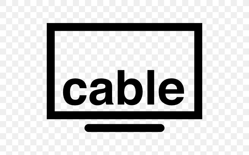 Cable Television, PNG, 512x512px, Cable Television, Area, Black And White, Brand, Computer Monitors Download Free