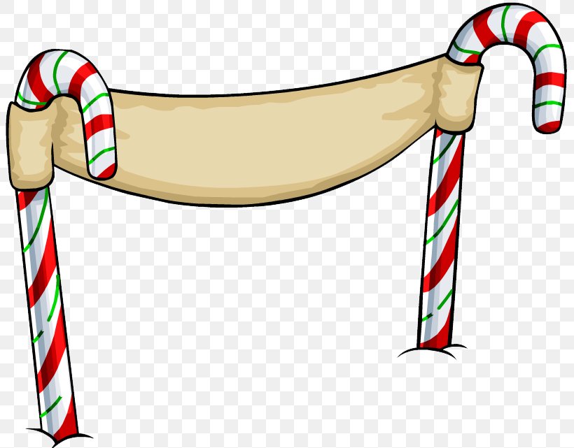 Candy Cane Christmas Party Gift Clip Art, PNG, 818x641px, Candy Cane, Christmas, Christmas Tree, Club Penguin, Club Penguin Entertainment Inc Download Free