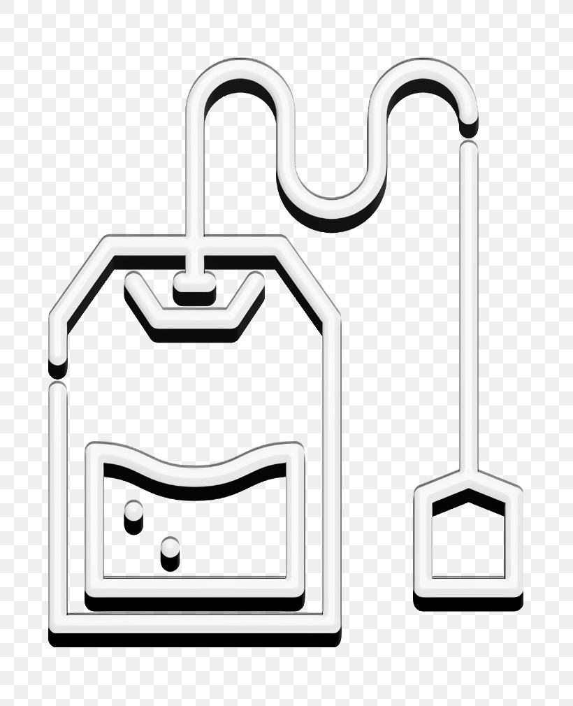 Coffee Shop Icon Tea Bag Icon, PNG, 814x1010px, Coffee Shop Icon, Black And White M, Geometry, Line, Material Download Free