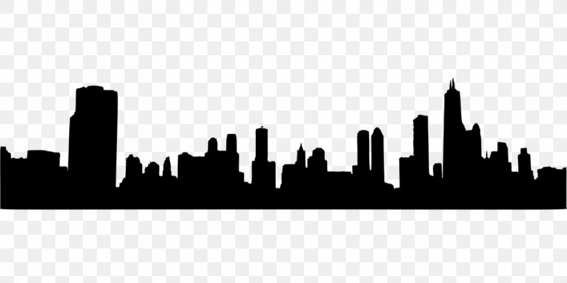 Cityscape Clip Art, PNG, 960x480px, Cityscape, Black And White, City, Drawing, Metropolis Download Free