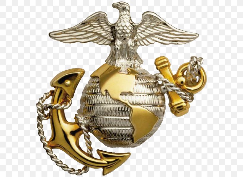 Eagle, Globe, And Anchor United States Marine Corps United States Of America, PNG, 585x600px, Eagle Globe And Anchor, Anchor, Brass, Eagle, Foul Download Free