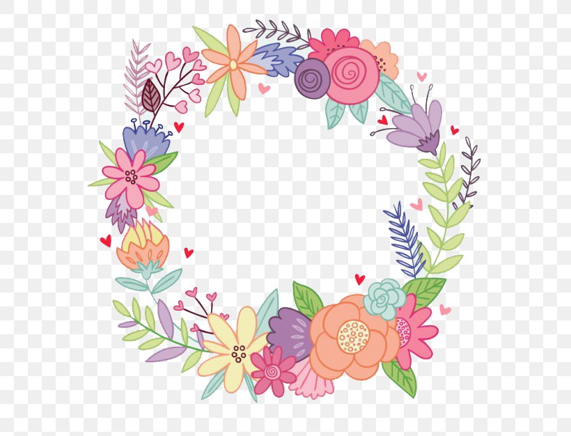Flower Wreath Watercolor Painting Drawing Party, PNG, 626x626px, Flower, Christmas, Cut Flowers, Decor, Drawing Download Free
