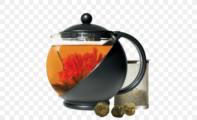 Flowering Tea Green Tea Teapot Infuser, PNG, 500x500px, Flowering Tea, Beer Brewing Grains Malts, Cup, Drink, Flower Download Free