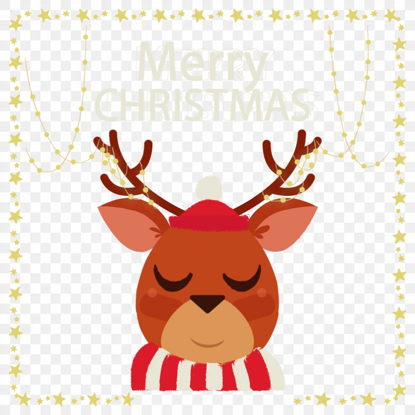 Santa Clauss Reindeer Rudolph Santa Clauss Reindeer, PNG, 822x822px, Reindeer, Antler, Christmas, Cuteness, Deer Download Free