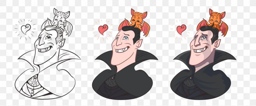 Count Dracula Cartoon Drawing, PNG, 1384x577px, Watercolor, Cartoon, Flower, Frame, Heart Download Free