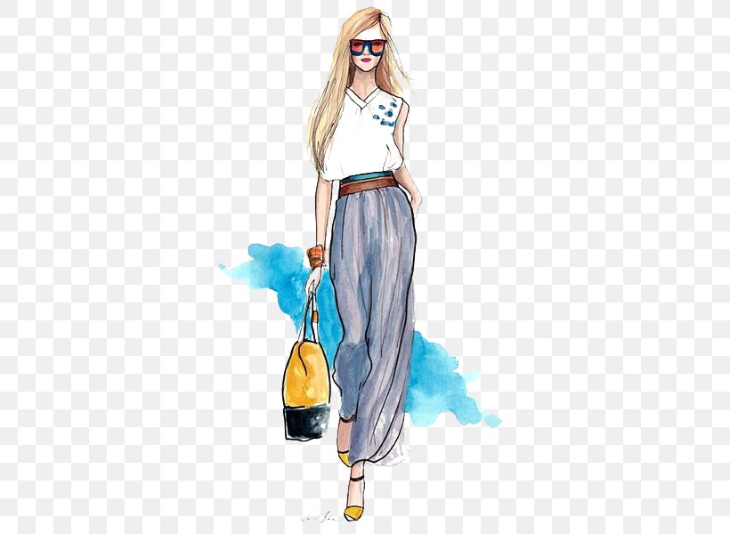 Fashion Design Fashion Illustration Drawing Designer, PNG, 357x600px, Watercolor, Cartoon, Flower, Frame, Heart Download Free