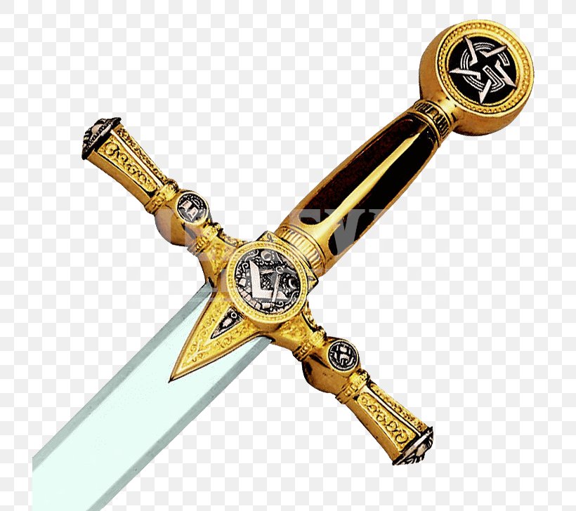 Freemasonry Sword Weapon Middle Ages Secret Society, PNG, 728x728px, Freemasonry, Claymore, Cold Weapon, Cross, Cutlass Download Free