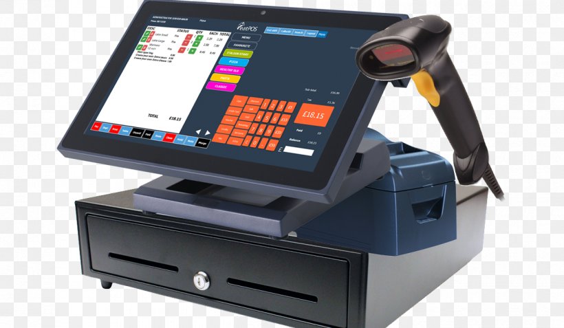 Point Of Sale Retail Barcode System Cash Register, PNG, 1210x704px, Point Of Sale, Advertising, Barcode, Barcode Scanners, Barcode System Download Free
