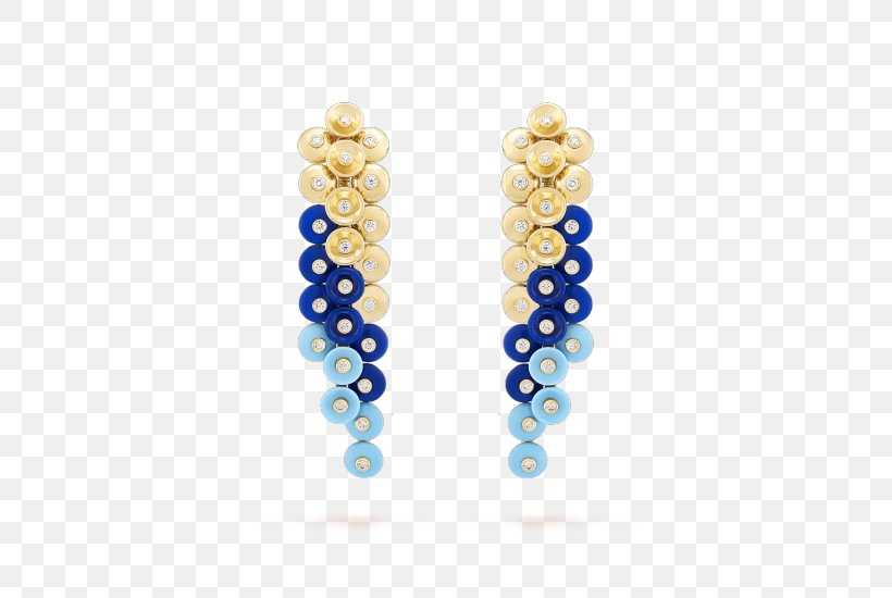 Earring Pearl Jewellery Van Cleef & Arpels Gold, PNG, 550x550px, Earring, Bead, Blue, Body Jewellery, Body Jewelry Download Free