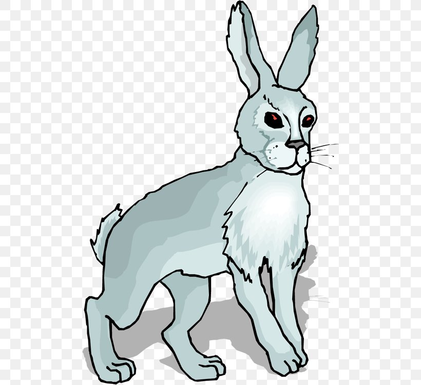 Easter Bunny Hare Holland Lop Domestic Rabbit, PNG, 500x750px, Easter Bunny, Animal, Animal Figure, Artwork, Black And White Download Free