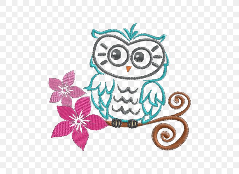 Embroidery Handicraft Sewing Little Owl Clip Art, PNG, 600x600px, Embroidery, Android, Art, Beak, Bird Download Free