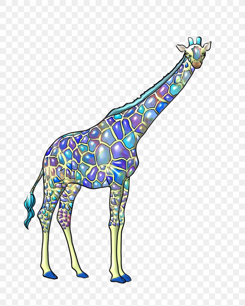 Giraffe Art Neck Wildlife Terrestrial Animal, PNG, 1203x1500px, Giraffe, Animal, Animal Figure, Art, Giraffidae Download Free