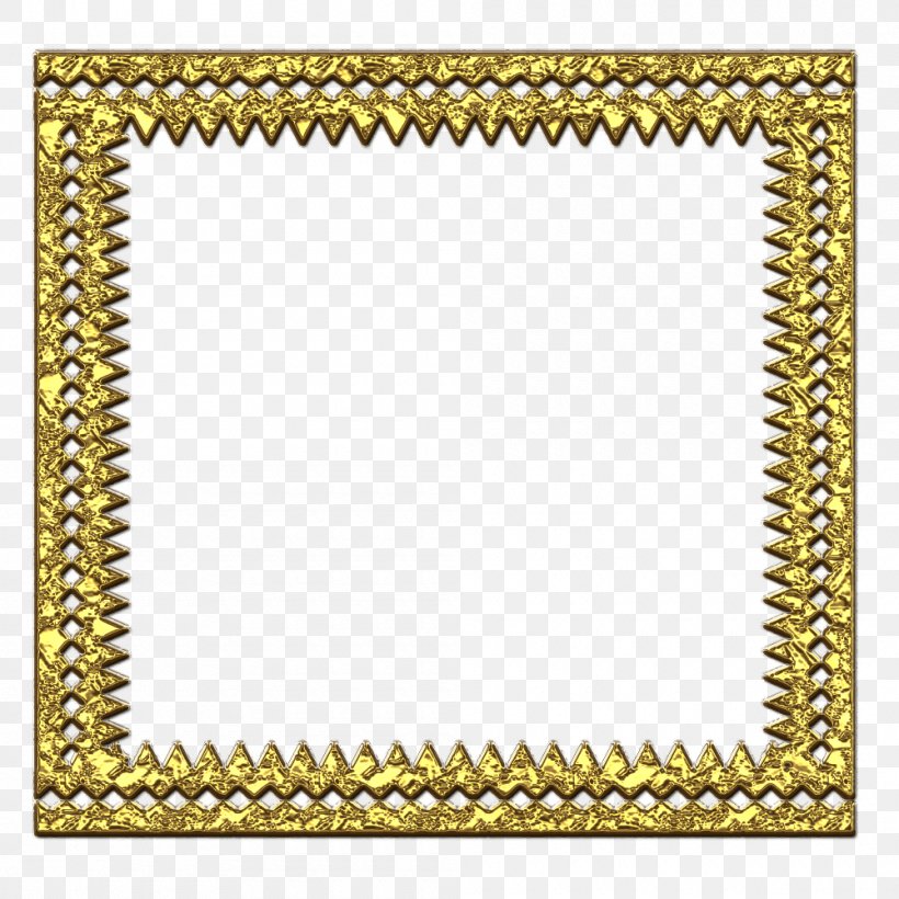Picture Frames Gold Clip Art, PNG, 1000x1000px, Picture Frames, Area, Art, Dots Per Inch, Film Frame Download Free