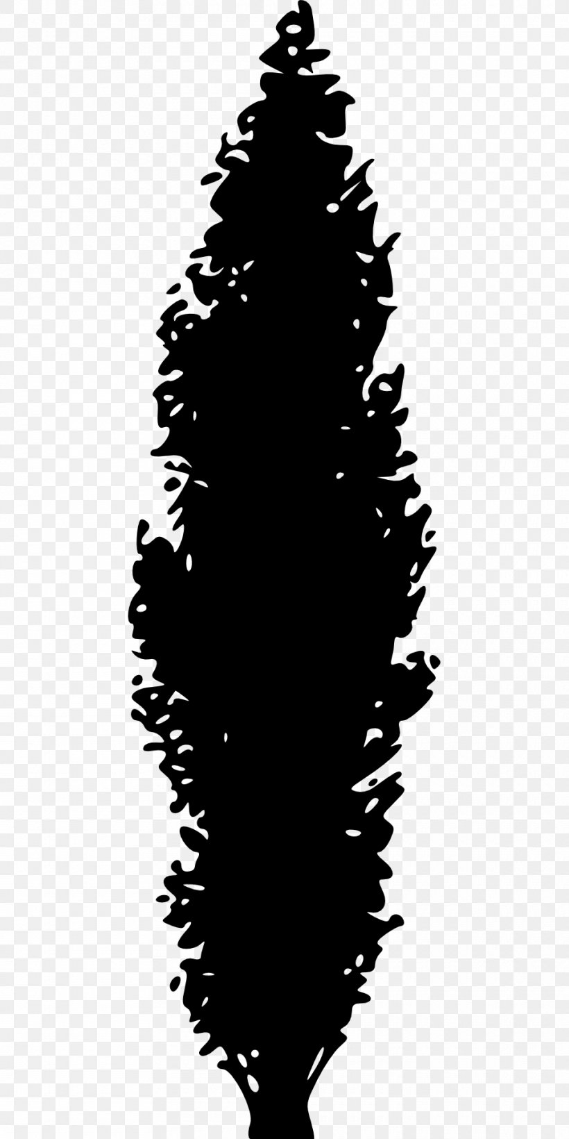 Pine Tree Clip Art, PNG, 960x1920px, Pine, Black And White, Christmas Tree, Conifer, Conifer Cone Download Free